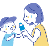 自分の意思で水分補給できない