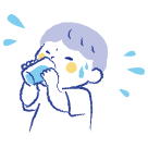 水分の出入りが激しい（成長期のため）
