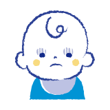 目が奥まっている